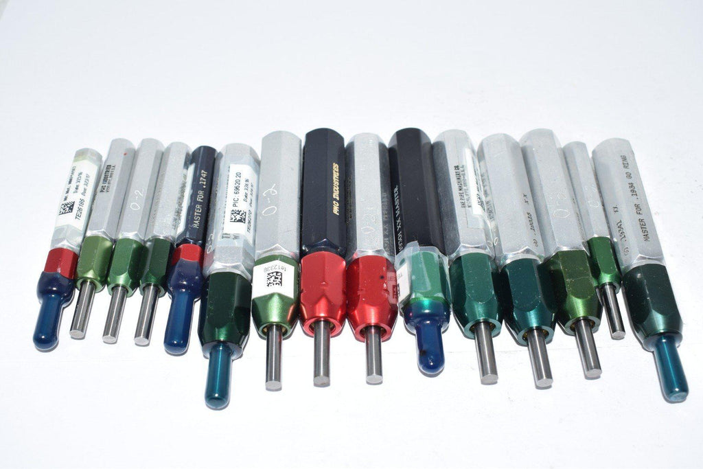 Lot of 15 PMC Industries & Others Go NO Go Smooth Pin Ring Gage Check Plug Inspection
