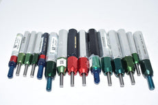 Lot of 15 PMC Industries & Others Go NO Go Smooth Pin Ring Gage Check Plug Inspection