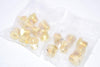 Lot of 17 NEW Threaded Brass Pneumatic Plug Fittings, 1/2''