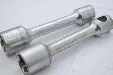 Lot of 2 24mm Speciality Socket Wrench Tool Cheater Bar 6'' OAL