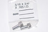 Lot of 2, 5/16'' x 3/4'' x .165 ID, Press Fit Drill Headed Bushings, Machinist Tools
