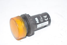 Lot of 2 ABB CL-502Y 22mm Assembled Indicator Light, Yellow, Compact