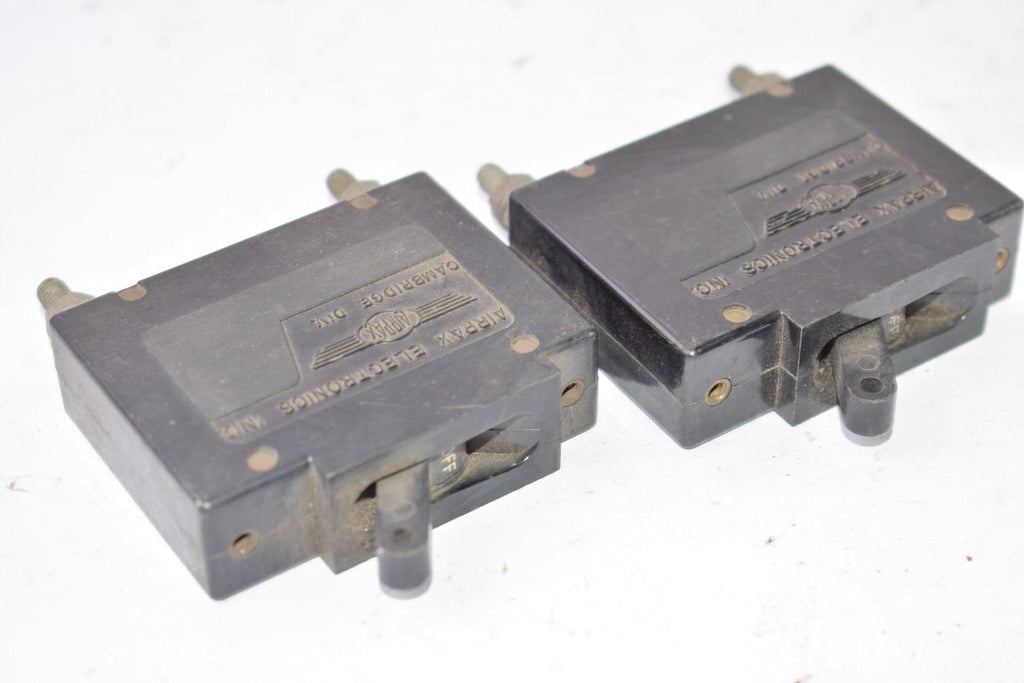 Lot of 2 Airpax APL1 Electrical Circuit Breaker Switch  20 Amps 50V MAX