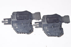 Lot of 2 Allen Bradley 1492-FPK2 Fuse Plugs, 10-36V