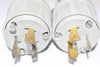 Lot of 2 Arrow Hart Turn & Pull 20A 125V Male Connector Plugs