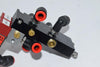 Lot of 2 Dynamco D123201 Pneumatic Solenoid Valve 24vdc Manifold Block Fittings