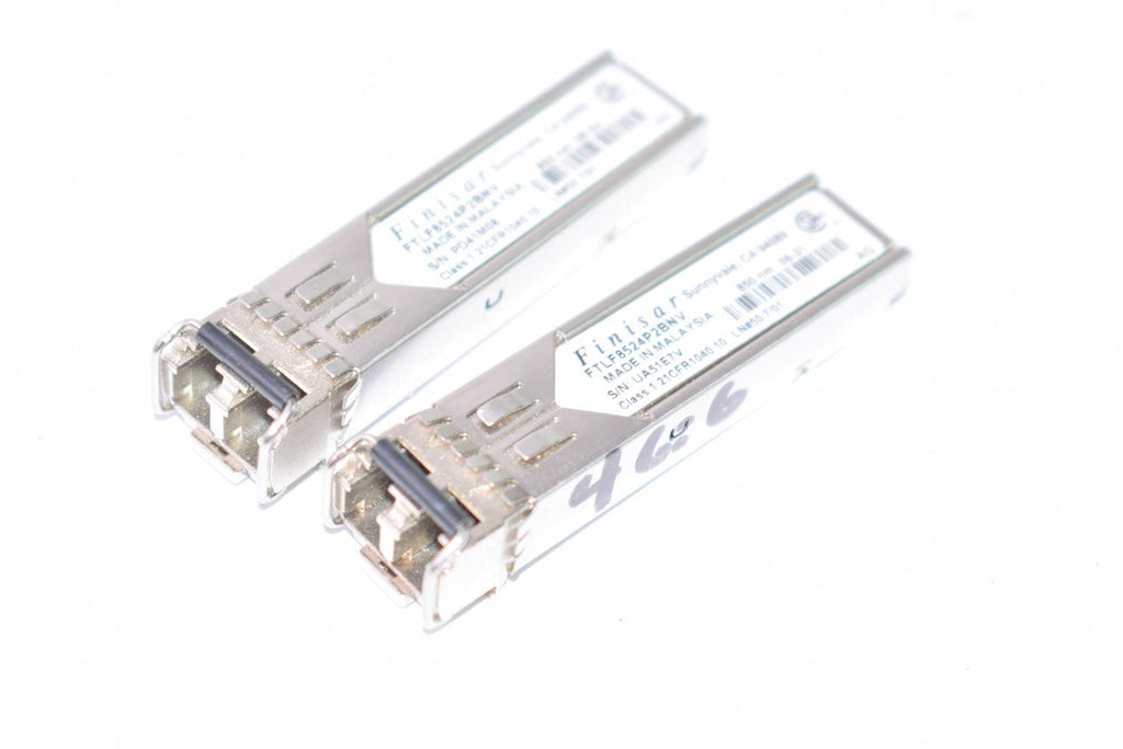 Lot of 2 Finisar FTLF8524P2BNV Transceiver Module Ethernet 4.25Gbps