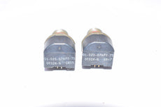 Lot of 2 Glenair 801-023-07NF6-7SA Circular MIL Spec Connector MM DBL START RT ANG JAM NUT 7CNT SKT