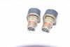 Lot of 2 Glenair 801-023-07NF6-7SA Circular MIL Spec Connector MM DBL START RT ANG JAM NUT 7CNT SKT