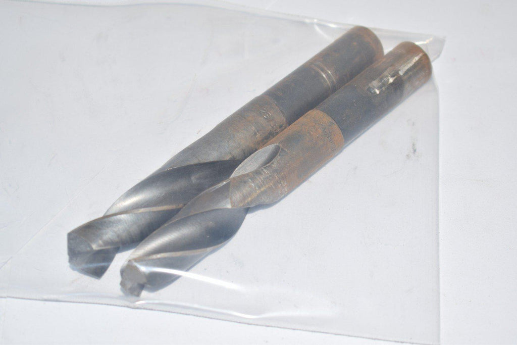 Lot of 2 HSS 25/32'' Drills 3/4'' Shank