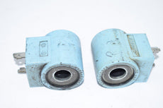 Lot of 2 HydraForce 6306024 Solenoid Valve Coil 24VDC