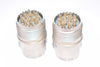Lot of 2 ITT CA06R18-1S-A71 MIL Spec Circular Connectors
