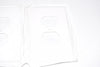 Lot of 2 Leviton 512-80503-W 1-Gang Duplex Outlet/Receptacle, Midway Midway Size