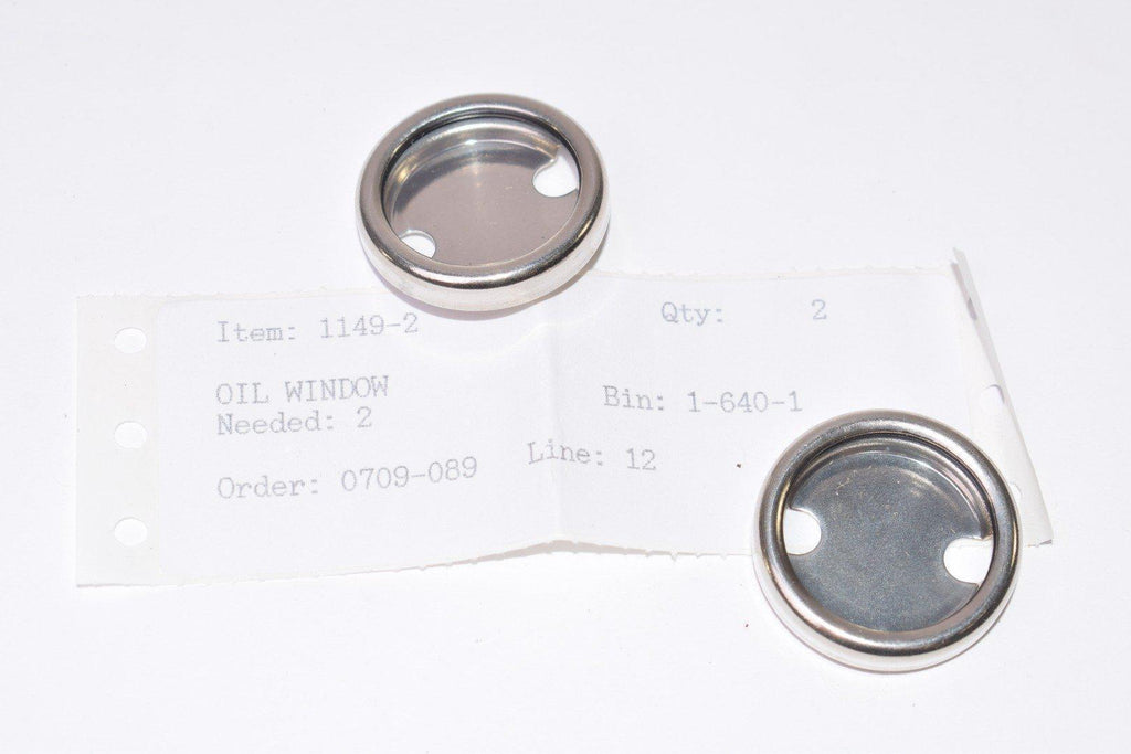 Lot of 2 NEW 1149-2 Oil Windows