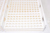 Lot of 2 NEW 3-Row Test Tube Holders, Clean-Room, Scientific Holders, 13-1/4'' OAL x 9-1/4'' W