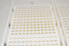 Lot of 2 NEW 3-Row Test Tube Holders, Clean-Room, Scientific Holders, 13-1/4'' OAL x 9-1/4'' W