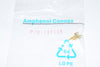 Lot of 2 NEW Amphenol 132134 SMA Connector Jack, Female Socket 50Ohm Through Hole Solder