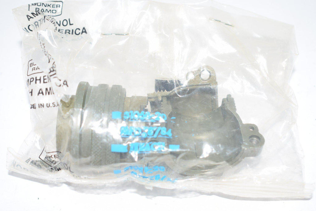 Lot of 2 NEW Amphenol 97-3106B-20 Circular MIL Spec Connector Sz 20 Plug Shell Straight