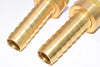 Lot of 2 NEW Brass Barb Hose Fittings 1/2'' x 15/16''