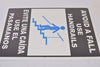 Lot of 2 NEW Brimar E5337BI-BC Bilingual Avoid A Fall Use Handrails Sign
