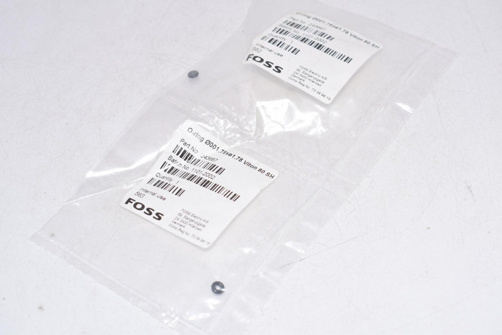 Lot of 2 NEW FOSS Milkoscan 243667 O-Ring Nitril P5 1.78 x 1.78 for Milkoscan