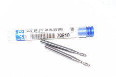 Lot of 2 NEW GARR 79610 220R 3/32'' EM .015'' CR 2FL S/E SMG End Mill