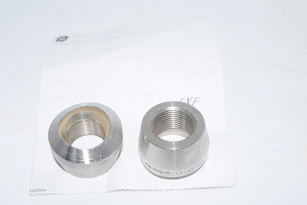 Lot of 2 NEW GE 279A1349P016 Threaddlet Pipe Butt Weld 5-3 x 3/4