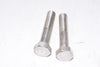 Lot of 2 NEW GE Turbine N14JP25032 Threaded Bolts, 3/8'' Thread