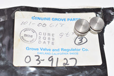 Lot of 2 NEW Grove Valve and Regulator, Part: 101-00618, 03-9127