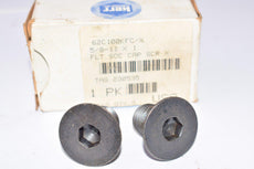 Lot of 2 NEW Kerr Lakeside 62C100KFC/X, 5/8-11 x 1 Flat Socket Cap Screws