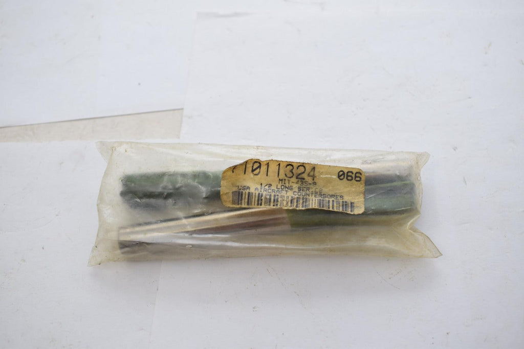 Lot of 2 NEW MIT-435-9 1/2? Diam, 7/16? Shank, Diam, 4 Flutes, Pilot Counterbore