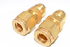Lot of 2 NEW Parker Brass Adapter, Air Hose Fittings, 1/2''