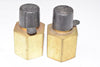 Lot of 2 NEW Parker Brass Tube Fittings, 1/4''