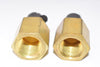Lot of 2 NEW Parker Brass Tube Fittings, 1/4''