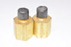 Lot of 2 NEW Parker Brass Tube Fittings, 1/8''