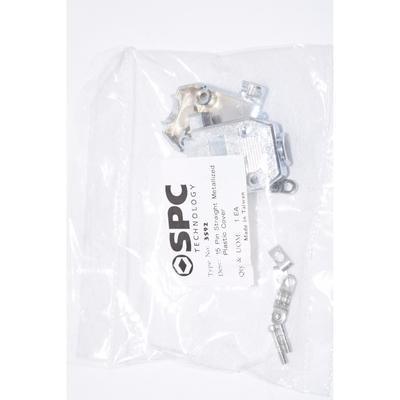 Lot of 2 NEW SPC Technology 3592 15 Pin, Straight Plastic Cover