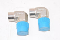 Lot of 2 NEW Swagelok 316 PLN Elbow Fittings, 1/2''