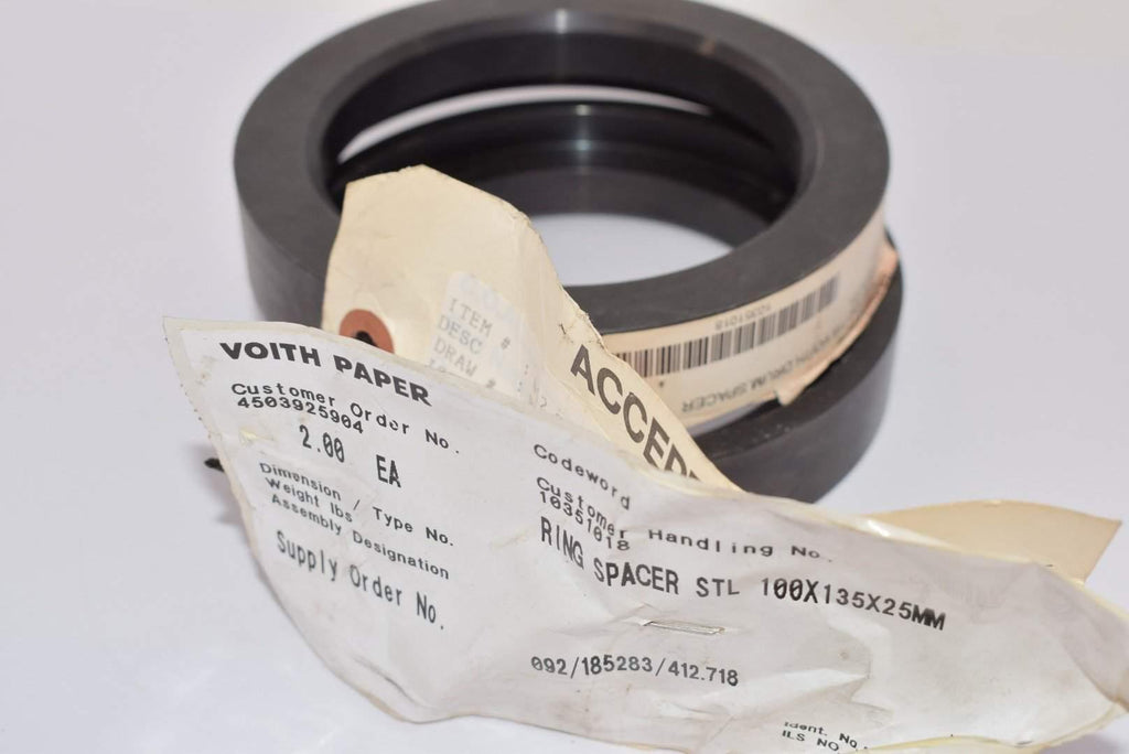 Lot of 2 NEW VOITH 412.718 Drum Spacer Coupling 4'' ID x 5-1/4'' OD