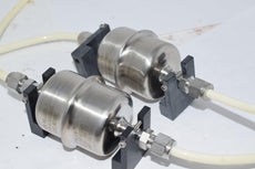 Lot of 2 PALL TRINITY MICRO FILTER, P/N GLF6101SM4S 750 PSI 0.003 Micron