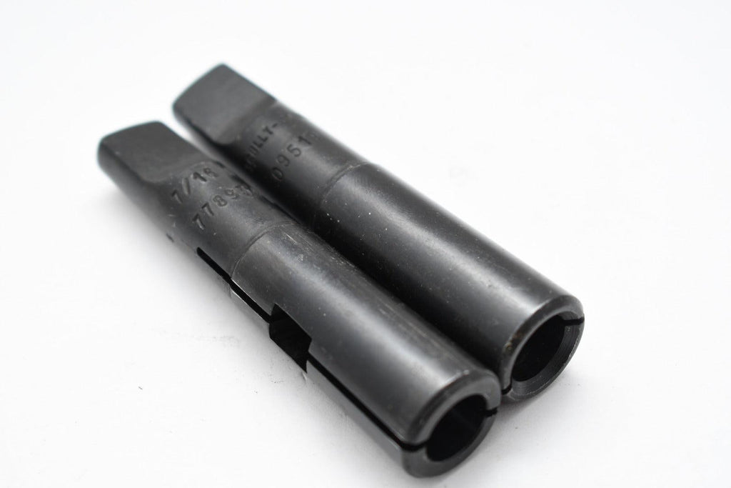 Lot of 2 S-J Scully Jones 09519 7/16'' DR Morse Taper Chuck Collet