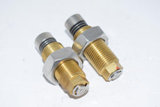 Lot of 2 Stem Plug Valves 2-3/8'' OAL