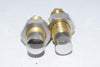 Lot of 2 Stem Plug Valves 2-3/8'' OAL