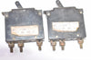 Lot of 2 Texas Instruments 4MC10-6-.550 Circuit Breaker Switches .550 Amps 60V