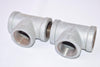 Lot of 2 Threaded 1'' Tee Pipe Fittings