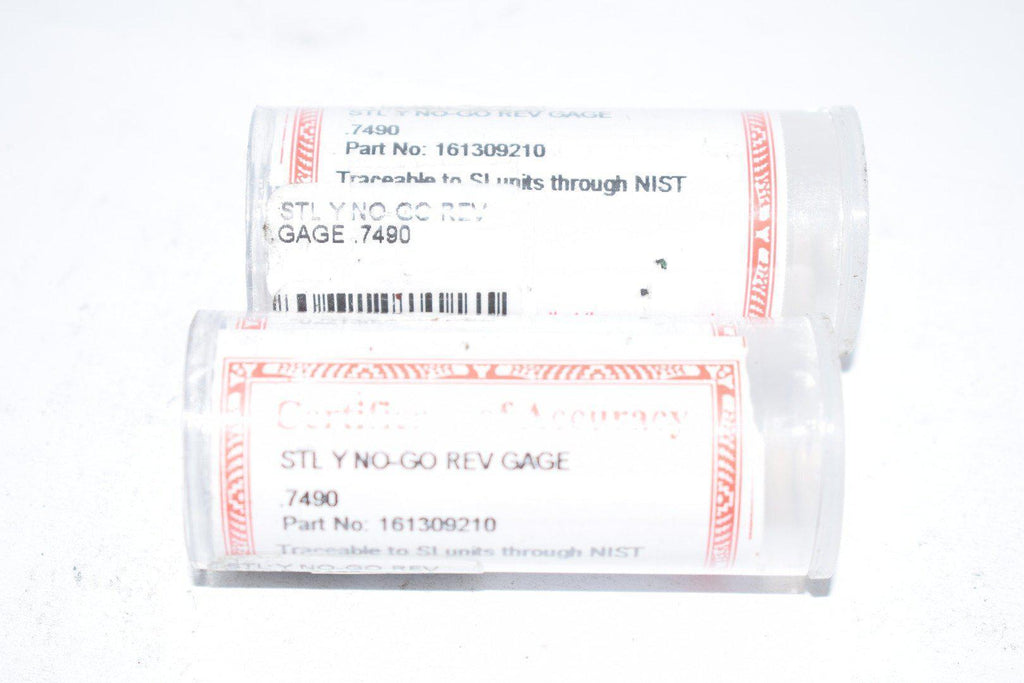 Lot of 2 Vermont Gage 161309210 .7490 Pin Gage Inspection Gauge Machinist Tool