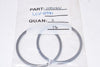 Lot of 2 VVASO40101, LCV-0381, Valve Gaskets, 3-7/8'' OD x 3-3/8'' ID