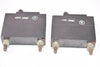 Lot of 2 Wood Electric 124-201-101 Circuit Breaker Switch 1 Amp 250VAC Curve 5