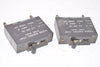 Lot of 2 Wood Electric 124-201-101 Circuit Breaker Switches 1 Amp 250VAC