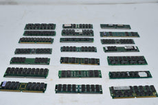 Lot of 21 Memory Ram Stick Modules, Mixed Lot Various Brands