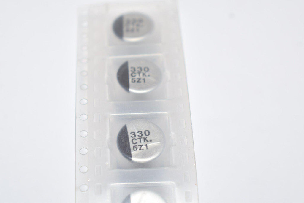 Lot of 21 NEW Panasonic Electronic Components EEV-TG1C331UP CAP ALUM 330UF 20% 16V SMD